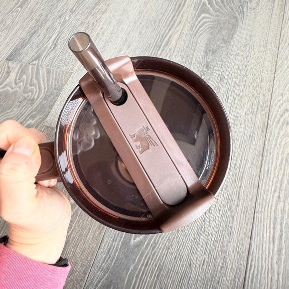 Stanley Quencher H2.0 FlowState 40 oz Tumbler in Chocolate Gold - Picture 6 of 8